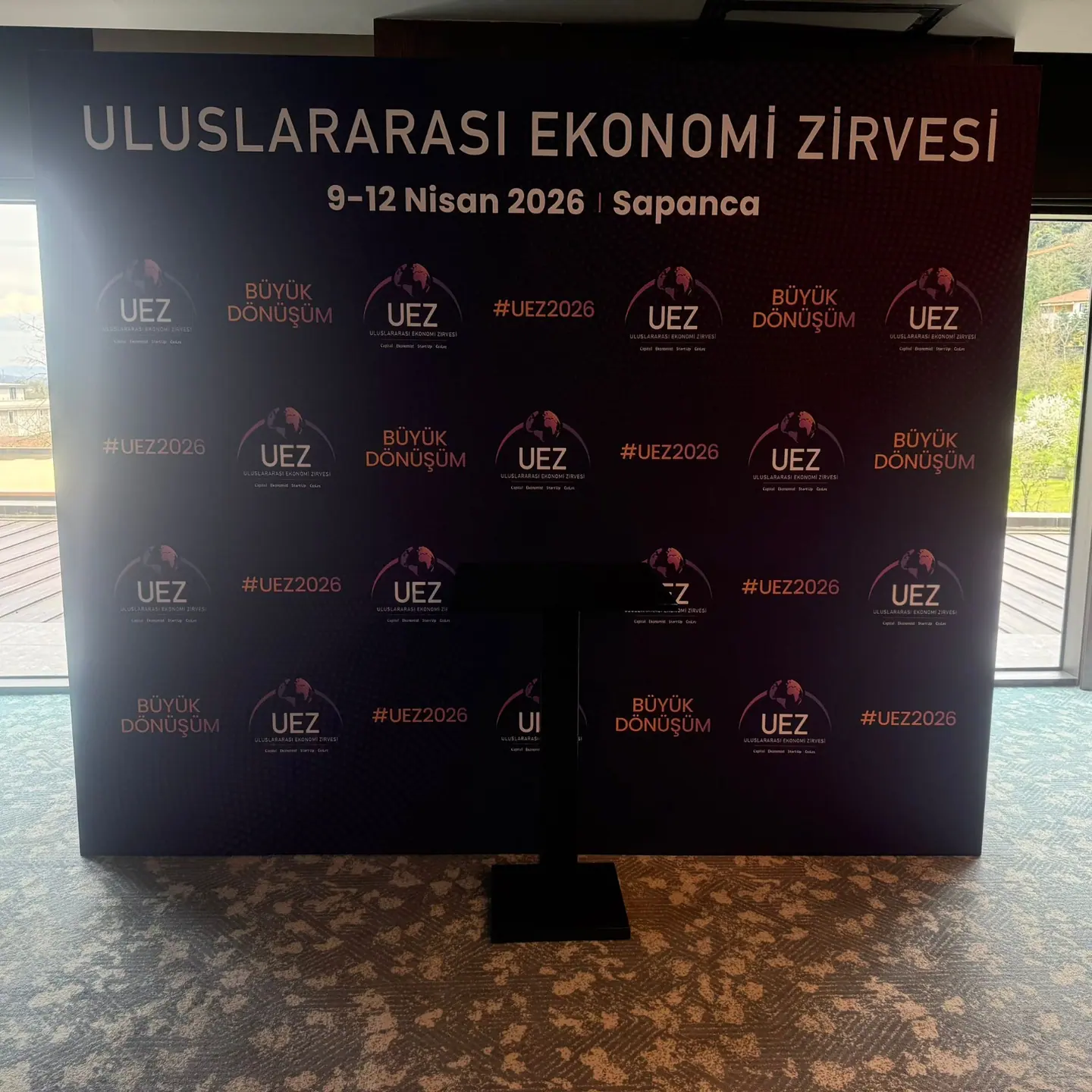 UEZ 2026 Büyük Dönüşüm etkinlik panosu, 9–12 Nisan 2026 Sapanca